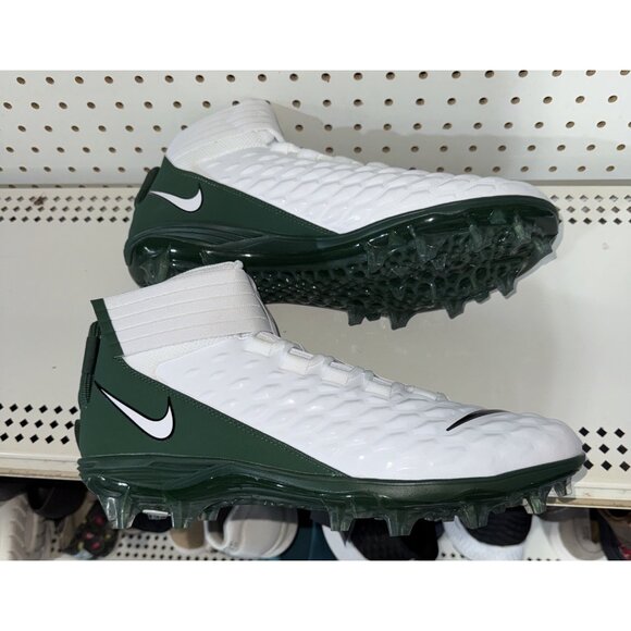 Nike Force Savage Pro 2 Mens Football Cleats Size 14 White Green BV3969-107 - Picture 5 of 8